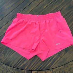 ASICS Women's Vibrant Pink Athletic Shorts